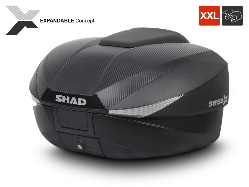 Maleta para Moto Shad Top-Case SH-58X Expandible