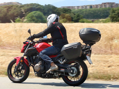 Maleta para Moto Shad lateral SH-23 Carbono (par)