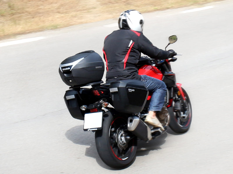 Maleta para Moto Shad lateral SH-23 Carbono (par)