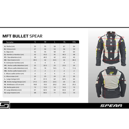 Chaqueta Spear MFT Bullet Perla Mujer