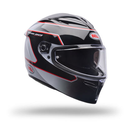 Casco Moto Calle Lithium Mips Flux Blanco/Negro Bell