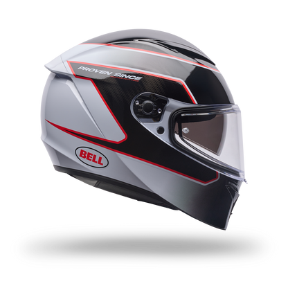 Casco Moto Calle Lithium Mips Flux Blanco/Negro Bell