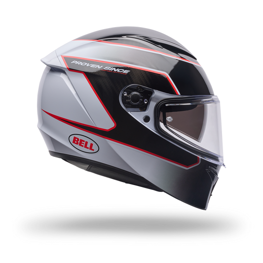 Casco Moto Calle Lithium Mips Flux Blanco/Negro Bell