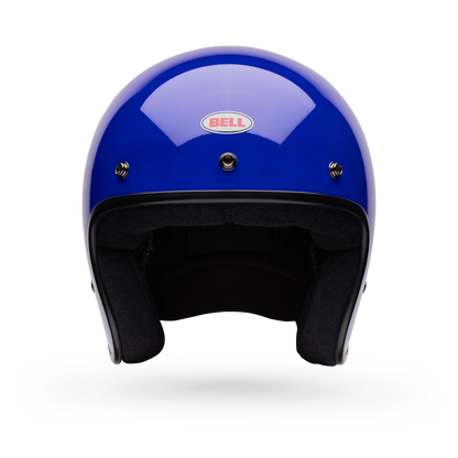 Casco Moto Calle TS Magnum Solid Azul Bell