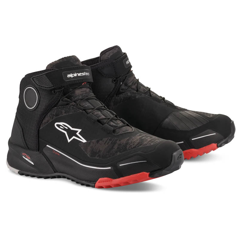 Botas ALPINESTARS CR-X Drystar Black / Camo / Red